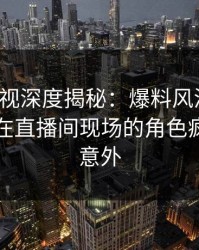 香蕉影视深度揭秘：爆料风波背后，当事人在直播间现场的角色疯狂令人意外